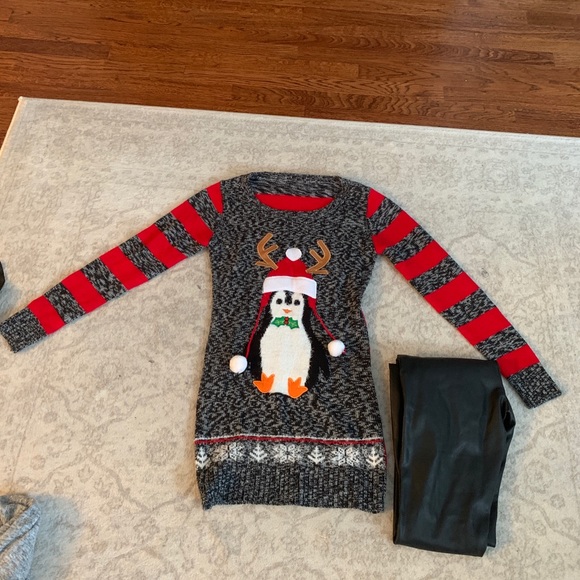 Ugly sweater dress. So cute, worn once! - Picture 2 of 3
